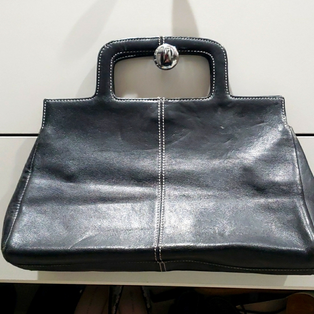 Ann Taylor Loft leather bag